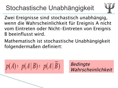 Wahrscheinlichkeit