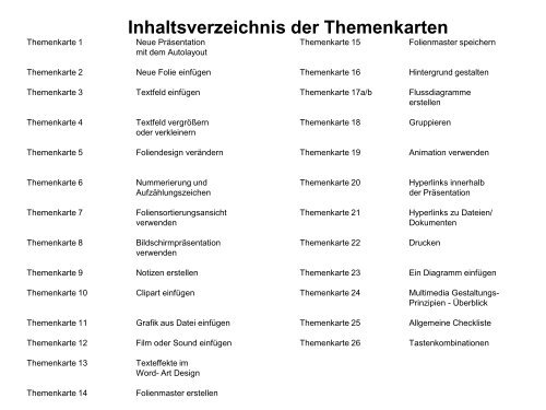 Powerpoint Handout