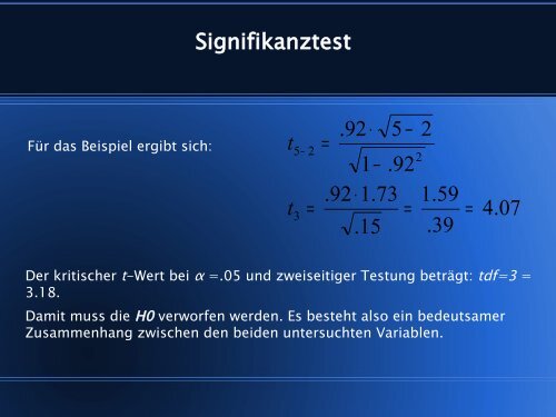 Koeffizienten/Regression