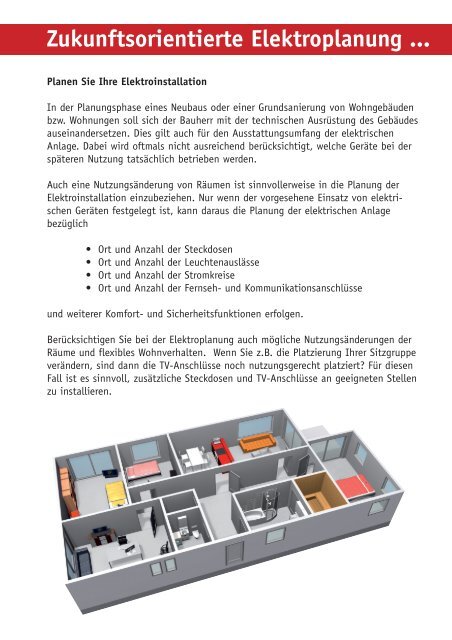 Planung elektrischer Anlagen in Wohnungen Planung elektrischer ...