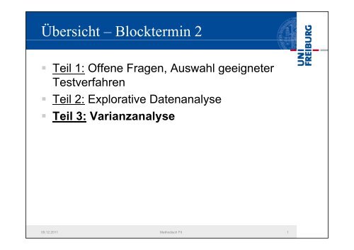 Blocktermin 2