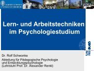 UniversitÃ¤re Lern- und Arbeitstechniken - Institut fÃ¼r Psychologie