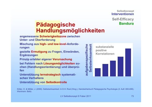 Selbstkonzept 01 - Institut fÃ¼r PÃ¤dagogische Psychologie