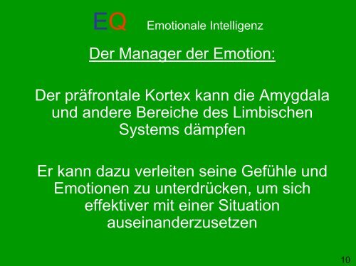 Emotionale Intelligenz - Psychologie