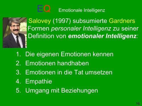 Emotionale Intelligenz - Psychologie