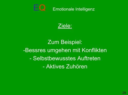 Emotionale Intelligenz - Psychologie