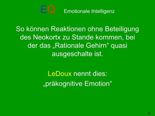 Emotionale Intelligenz - Psychologie