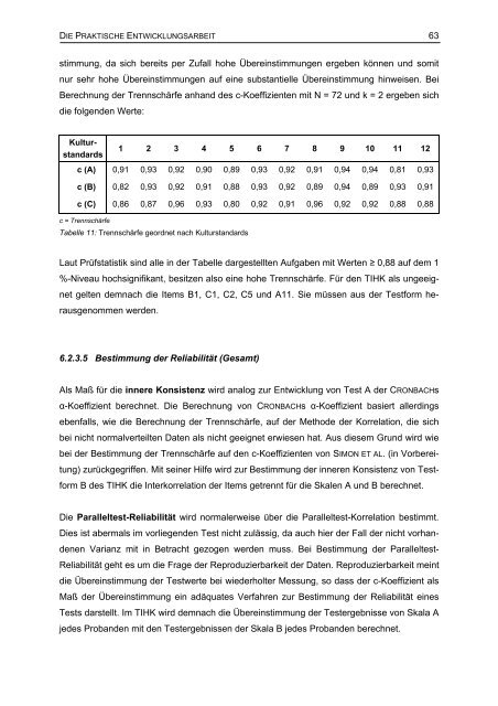 Entwicklung eines Tests zur Erfassung interkultureller ...