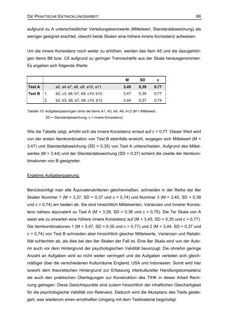 Entwicklung eines Tests zur Erfassung interkultureller ...