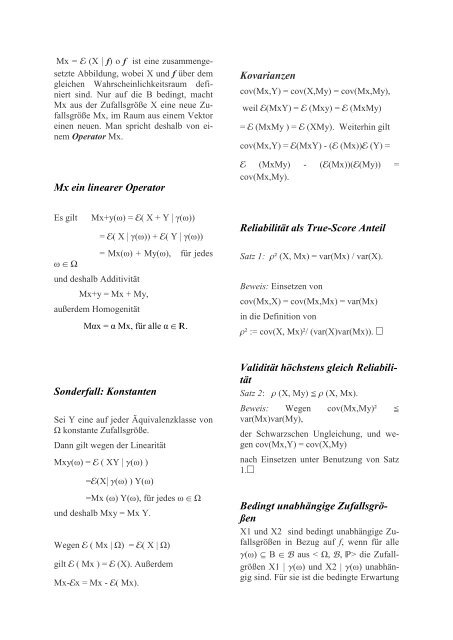 Psychologische Diagnostik - UniversitÃ¤t Regensburg