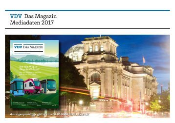 Mediadaten VDV – Das Magazin 2017