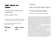 Theory in the Study of Media Violence