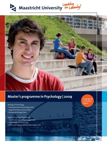 prospective Master brochure pdf - Psychology and Neuroscience ...