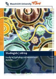 Appendix Iii Psychology And Neuroscience Maastricht University