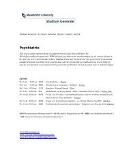 Psychiatrie - Psychology and Neuroscience