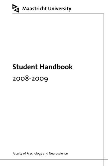 Student Handbook (pdf) - Psychology and Neuroscience ...