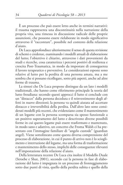 Sostenere la resilienza Riflessioni a partire dal ... - Psychomedia