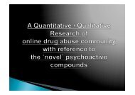 A qualitative/quantitative research of online drug abuse communit ...