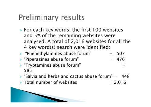 A qualitative/quantitative research of online drug abuse communit ...