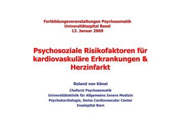 Vortrag - Psychosomatik Basel