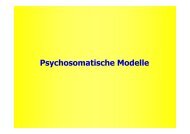 Psychosomatische Modelle - Psychosomatik & Psychotherapie ...
