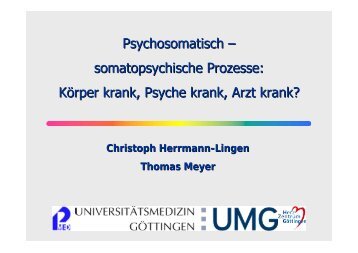 somatopsychische Prozesse - Psychosomatik & Psychotherapie ...
