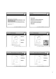 Rehabilitation nach Laryngektomie Physiologie Physiologie Nach der