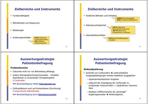 Externe Qualitätssicherung in Mutter-/Vater-Kind-Einrichtungen für ...