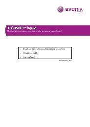 TEGOSOFTÂ® liquid TEGOSOFTÂ® liquid