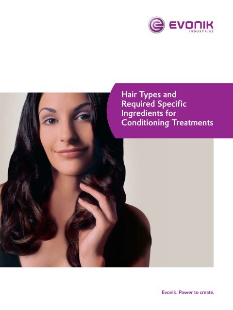 Hair Types and Required Specific Ingredients for Conditioning ...