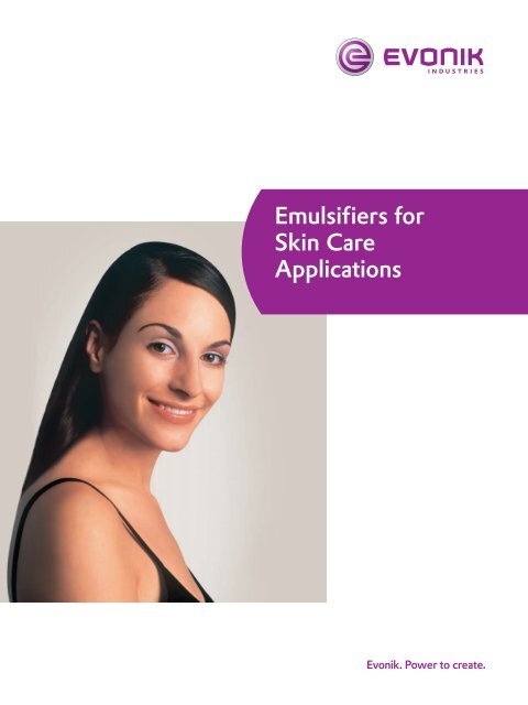 Emulsifiers for Skin Care Applications