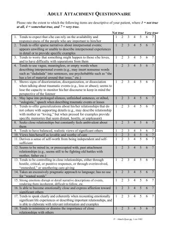 Punchy image within attachment style quiz printable Candid image inside attachment style quiz printable