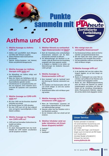 Asthma und COPD - PTAheute