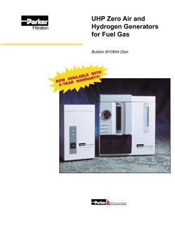 UHP Zero Air and Hydrogen Generators for Fuel Gas - PTB Sales