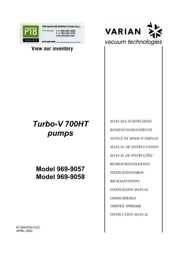 V-700 HT - PTB Sales