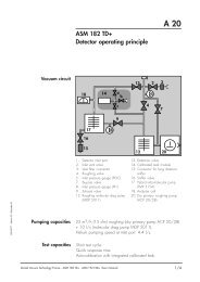 ASM 182 TD+ Detector operating principle - PTB Sales