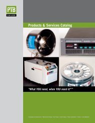 Products & Services Catalog - PTB Sales