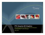 NC Graphics Acquisition Briefing - PTC.com