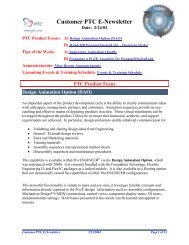 Customer PTC E-Newsletter - PTC.com