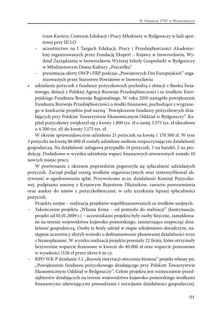 Sprawozdanie 2010_int.pdf - Polskie Towarzystwo Ekonomiczne