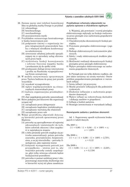 Biuletyn PTE nr 4 (54) - lipiec 2011 - Polskie Towarzystwo ...