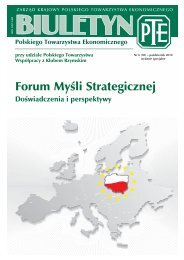 Forum MyÅli Strategicznej - Polskie Towarzystwo Ekonomiczne