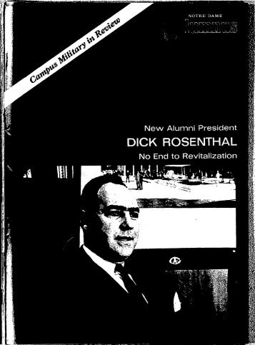 DICK ROSENTHAL - Archives - University of Notre Dame