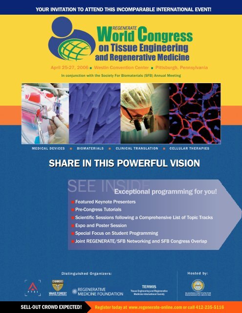 SEE INSIDE - Pittsburgh Tissue Engineering Initiative