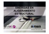 sinergias en aligeramiento estructural - Plataforma TecnolÃ³gica ...
