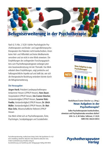 journal Psychotherapeuten - Psychotherapeutenkammer NRW