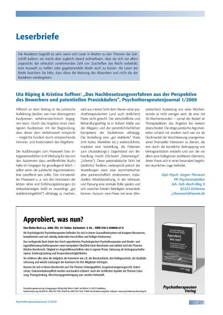 Editorial - Psychotherapeutenkammer NRW