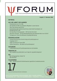 Psychotherapeutenkammer-Forum 17_Inhalt.indd ...