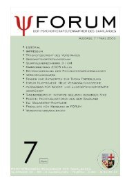 BroschÃ¼re 02 PDF.p65 - Psychotherapeutenkammer des Saarlandes