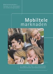 Mobiltelemarknaden - och Telestyrelsen